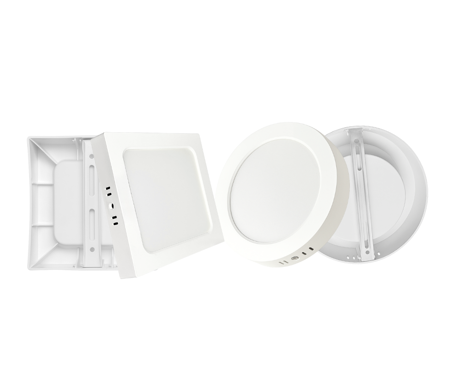 IGNIS Series PP LED Surface Panel Lights Round/Square